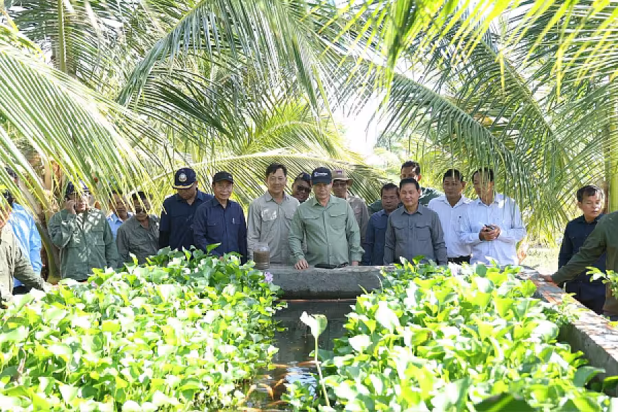 ឯកឧត្តម ខូយ រីដា ដឹកនាំក្រុមការងារចុះពិនិត្យមើលវឌ្ឍនភាពការរស់នៅរបស់បងប្អូនអតីតយុទ្ធជន និងនិវត្តជនក្នុងភូមិប៊ុនរ៉ានីសែនជ័យដំណក់ទ្រយឹង - Image 5
