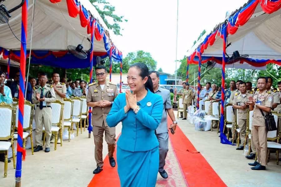 លោកជំទាវ ឈី វ៉ា អញ្ជើញអធិបតីខួបលើកទី១៩ ទិវាអតីតយុទ្ធជន និងនិវត្តជនកម្ពុជា ខេត្តកោះកុង 