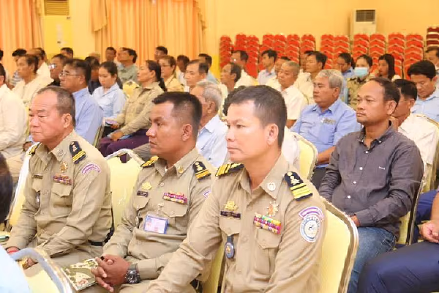 អ.ន.ក.ខណ្ឌសែនសុខ រៀបចំពិធី​​ប្រកាស​​សមាសភាព​សាខា​សមាគម​អតីតយុទ្ធជន​ និង​និវត្តជន​កម្ពុជា​សង្កាត់​ទាំង៦ នៃ​ខណ្ឌ​សែនសុខ​ រាជធានីភ្នំពេញ​ - Image 2