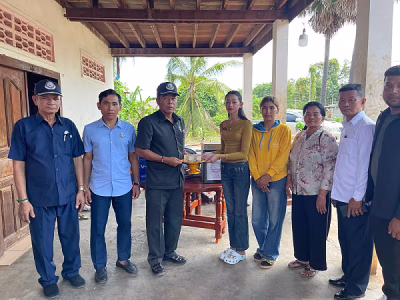 អ.ន.ក.ខេត្តស្ទឹងត្រែង នាំអំណោយ និងថវិកាបេឡាមរណសង្គ្រោះជូនគ្រួសារសមាជិក៤គ្រួសារ