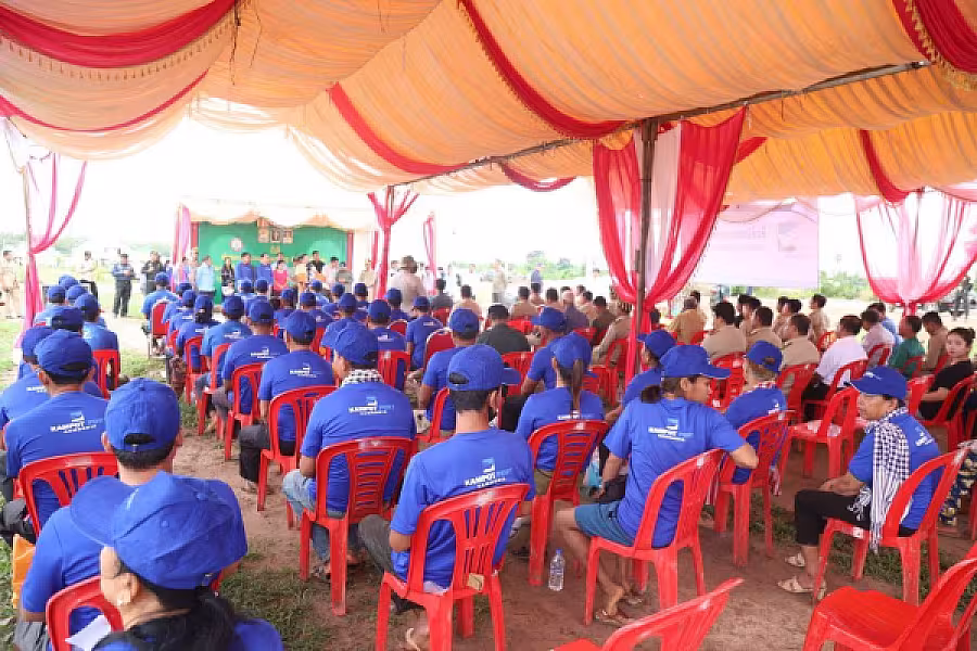 ឯកឧត្តម កិត្តិសង្គហបណ្ឌិត គន់ គីម ប្រគល់ផ្ទះ៣៨ខ្នង ជាអំណោយរបស់សម្ដេចមហាបវរធិបតី ហ៊ុន ម៉ាណែត ជូនអតីតយុទ្ធជន នៅស្រុកពញាក្រែក ខេត្តត្បូងឃ្មុំ