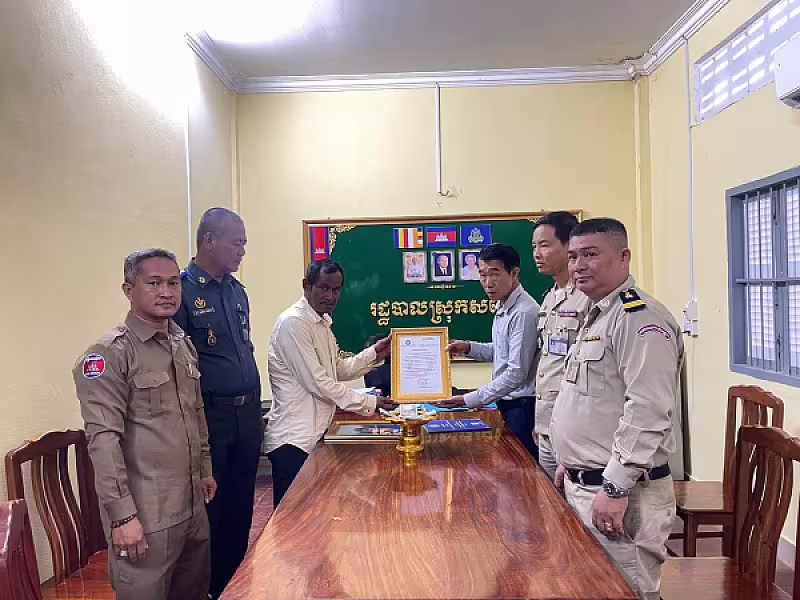 អ.ន.ក.ស្រុកសង្កែ នាំយកថវិកាបេឡាមរណសង្គ្រោះជូនគ្រួសារសពសមាជិក