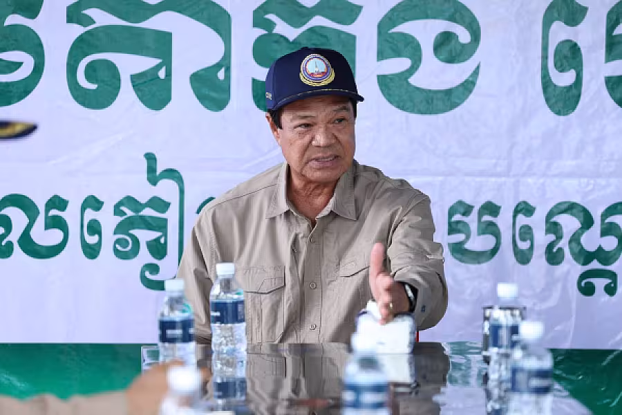 ឯកឧត្តម គន់ គីម អញ្ជើញចុះសួរទុក្ខពលរដ្ឋភៀសសឹកស្នាក់នៅផ្ទះបណ្តោះអាសន្នរបស់សមាគម ក្នុងខេត្តព្រះវិហារ - Image 12