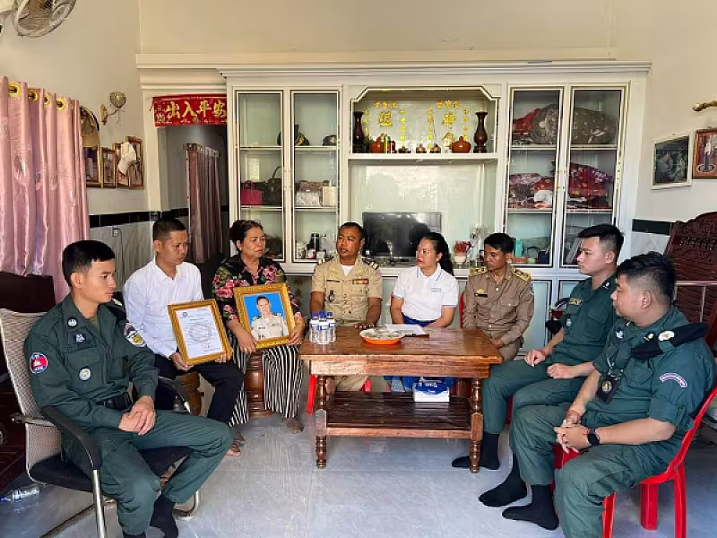 អ.ន.ក. ខេត្តកំពង់ចាម នាំយកថវិកាបេឡាមរណសង្គ្រោះជូនគ្រួសារសពសមាជិក - Image 2