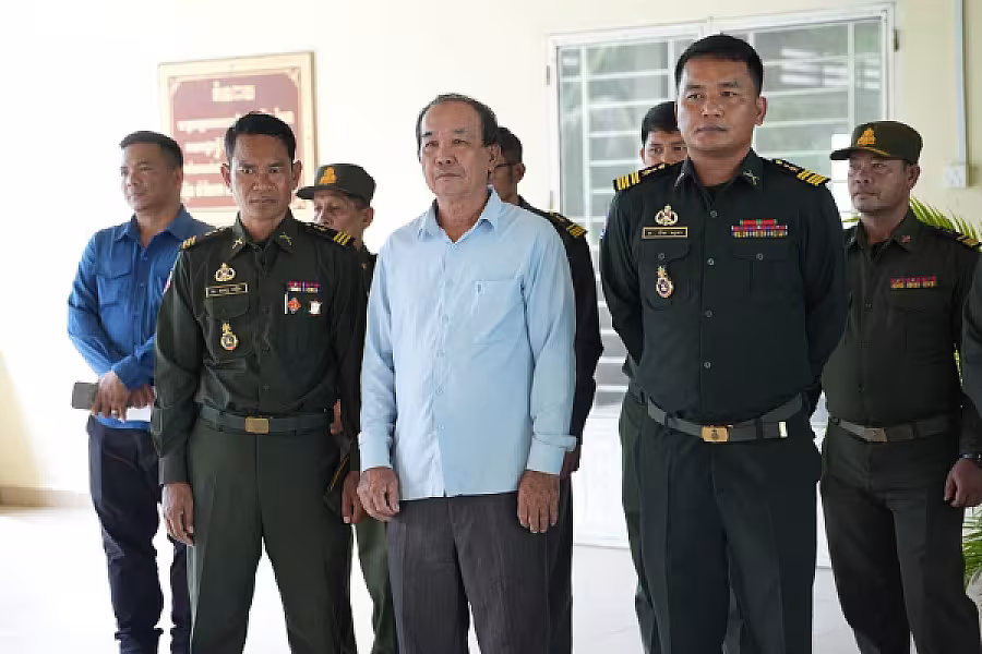 អតីតយុទ្ធជន និងនិវត្តជន ២៣គ្រួសារ ក្នុងខេត្តកណ្ដាលទទួលអំណោយពីសម្ដេចតេជោ និងសម្ដេចកិត្តិព្រឹទ្ធបណ្ឌិត - Image 4