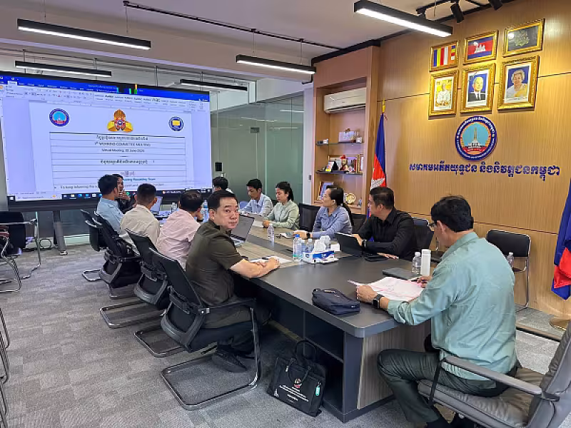 ឯកឧត្តមនាយឧត្តមសេនីយ៍ មាស សាវ៉ន អញ្ជើញដឹកនាំប្រជុំពិនិត្យ និងឆ្លង ខ្លឹមសារប្រជុំ WCM - Image 5