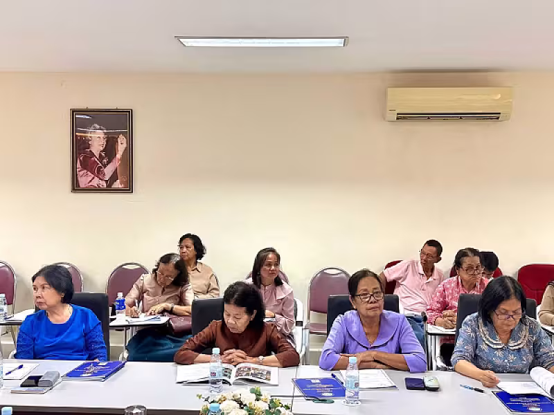 លោកជំទាវ គឹម ច័ន្ទសុលីណា បើកវគ្គបណ្តុះបណ្តាលស្តីពីការងាររដ្ឋបាល និងការងារបេឡាមរណសង្គ្រោះ អ.ន.ក.ក្នុងវិស័យកិច្ចការនារី - Image 6