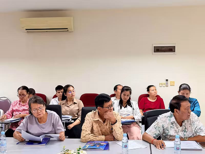 លោកជំទាវ គឹម ច័ន្ទសុលីណា បើកវគ្គបណ្តុះបណ្តាលស្តីពីការងាររដ្ឋបាល និងការងារបេឡាមរណសង្គ្រោះ អ.ន.ក.ក្នុងវិស័យកិច្ចការនារី - Image 8