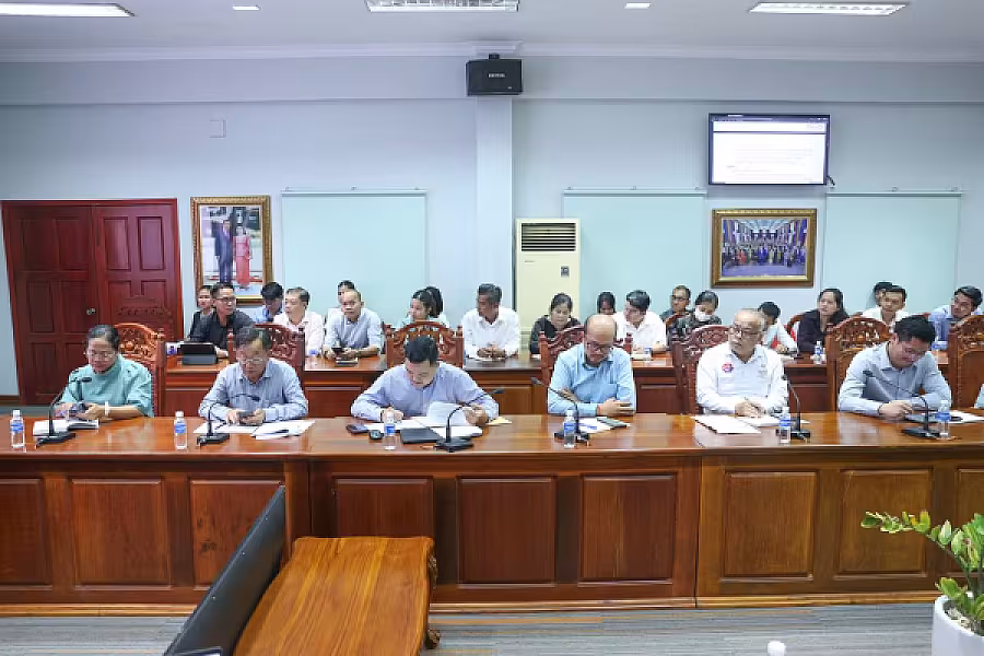 លោកជំទាវ ទេស ផល្លីន អញ្ជើញដឹកនាំកិច្ចប្រជុំតម្រង់ទិសការងារ របស់លេខាធិការដ្ឋាននៃគណៈកម្មាធិការអ.ន.ក វិស័យព័ត៌មាន - Image 8
