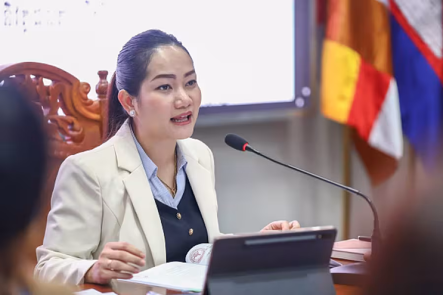 លោកជំទាវ ទេស ផល្លីន អញ្ជើញដឹកនាំកិច្ចប្រជុំតម្រង់ទិសការងារ របស់លេខាធិការដ្ឋាននៃគណៈកម្មាធិការអ.ន.ក វិស័យព័ត៌មាន - Image 2