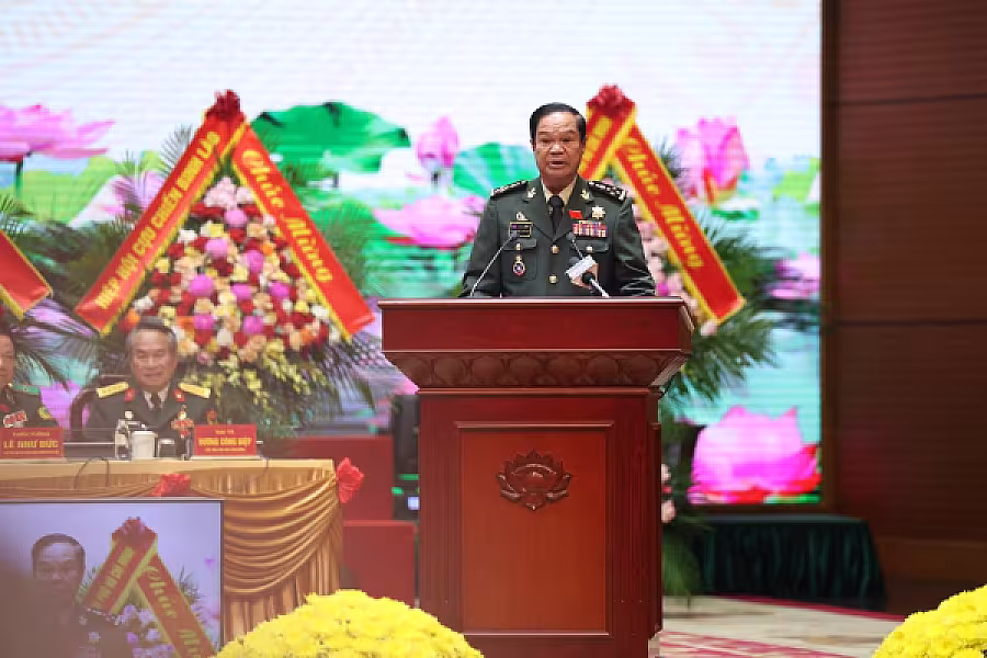 ឯកឧត្តម គន់ គីម អញ្ជើញដឹកនាំគណៈប្រតិភូចូលរួមមហាសន្និបាត តំណាងទូទាំងប្រទេសសមាគមអតីតយុទ្ធជនវៀតណាមលើកទី៨  - Image 2