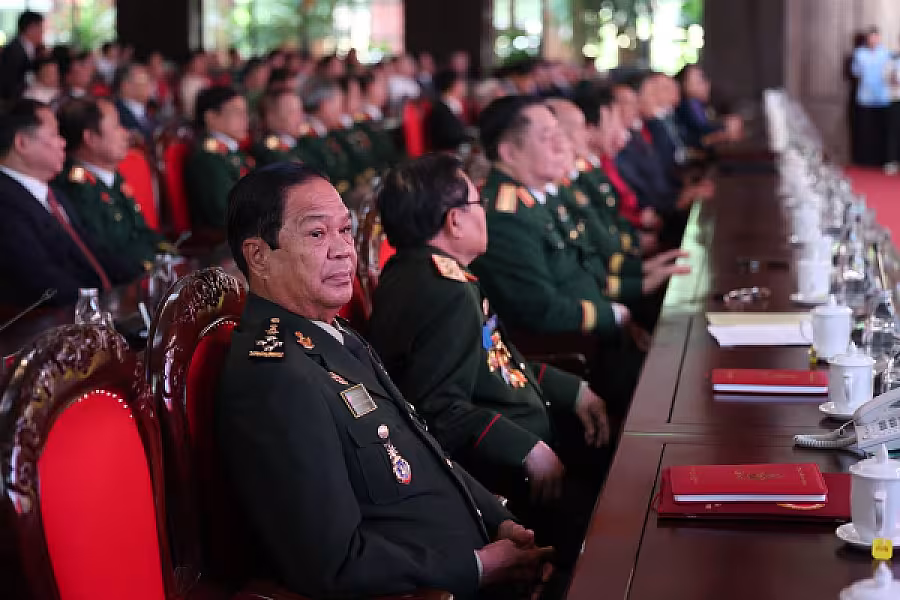 ឯកឧត្តម គន់ គីម អញ្ជើញដឹកនាំគណៈប្រតិភូចូលរួមមហាសន្និបាត តំណាងទូទាំងប្រទេសសមាគមអតីតយុទ្ធជនវៀតណាមលើកទី៨  - Image 9