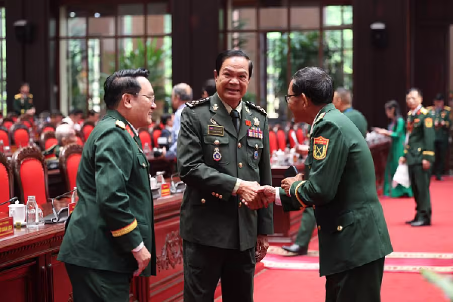 ឯកឧត្តម គន់ គីម អញ្ជើញដឹកនាំគណៈប្រតិភូចូលរួមមហាសន្និបាត តំណាងទូទាំងប្រទេសសមាគមអតីតយុទ្ធជនវៀតណាមលើកទី៨  - Image 11