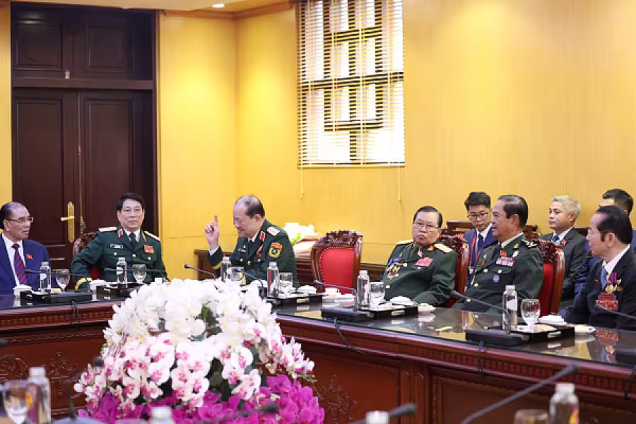 ឯកឧត្តម គន់ គីម អញ្ជើញដឹកនាំគណៈប្រតិភូចូលរួមមហាសន្និបាត តំណាងទូទាំងប្រទេសសមាគមអតីតយុទ្ធជនវៀតណាមលើកទី៨  - Image 13