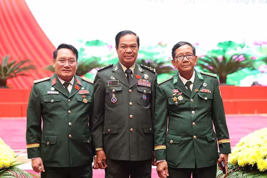 ឯកឧត្តម គន់ គីម អញ្ជើញដឹកនាំគណៈប្រតិភូចូលរួមមហាសន្និបាត តំណាងទូទាំងប្រទេសសមាគមអតីតយុទ្ធជនវៀតណាមលើកទី៨  - Image 16