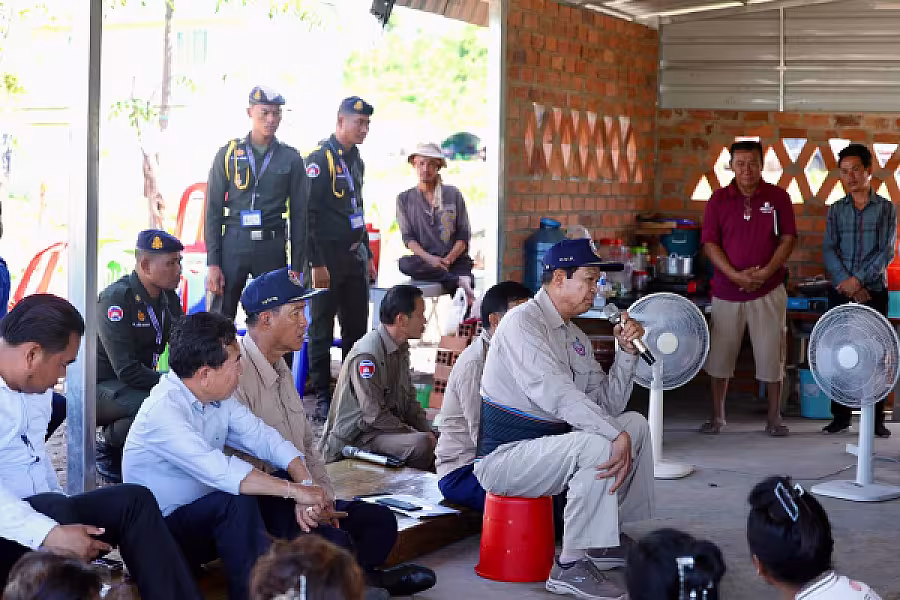 ឯកឧត្តម គន់ គីម អញ្ជើញចុះសួរសុខទុក្ខប្រជាពលរដ្ឋភៀសសឹក ក្នុងខេត្តឧត្តរមានជ័យ - Image 4