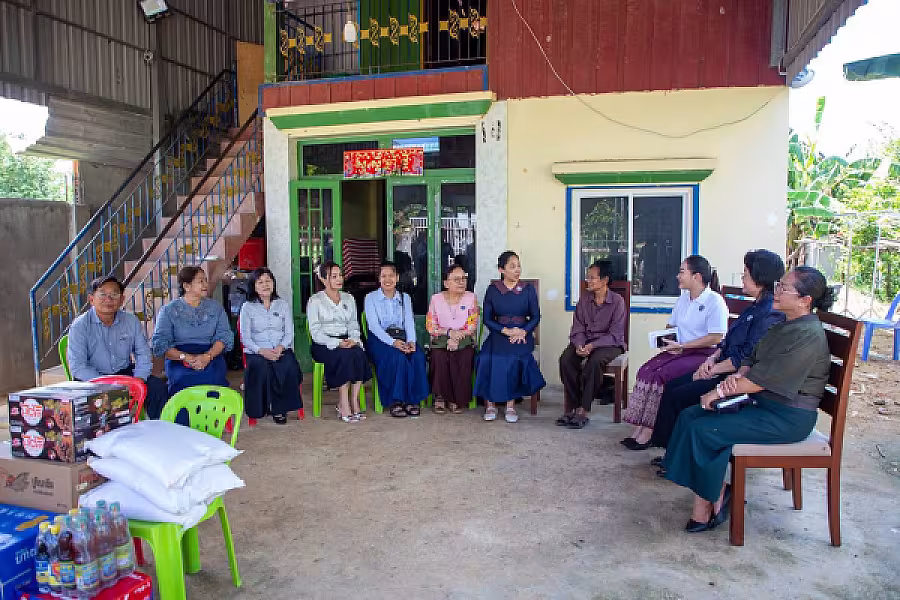 លោកជំទាវ ទុយ សិរីរតនៈ អញ្ជើញចុះសួរសុខទុក្ខ មន្ត្រីចូលនិវត្តន៍នៃក្រសួងព័ត៌មានចំនួន ៣រូប - Image 20