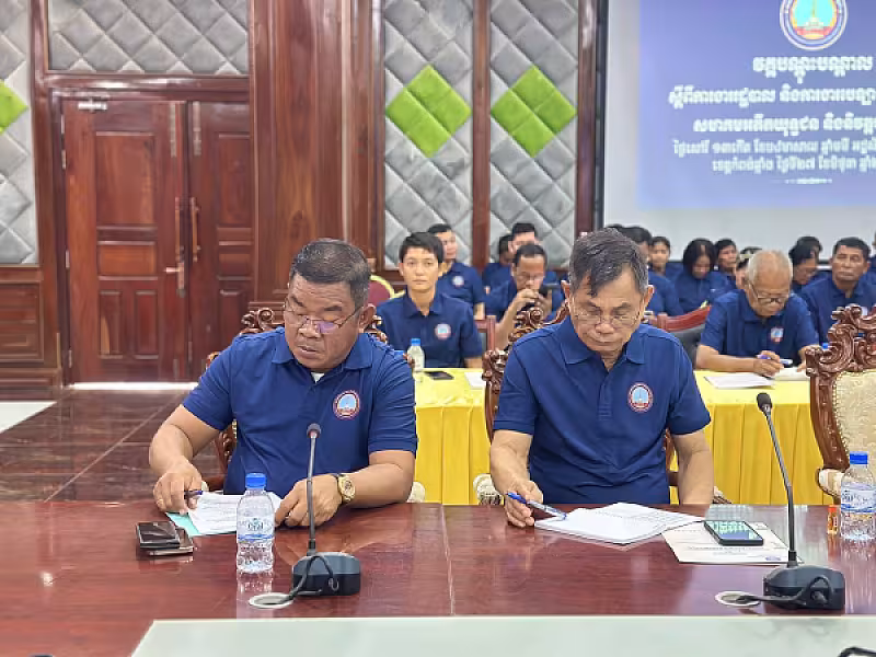 ឯកឧត្តម ឈៀ ស៊ីដារ៉ា អញ្ជើញបើកវគ្គបណ្តុះបណ្តាលស្តីពីការងាររដ្ឋបាល និងការងារបេឡាមរណសង្គ្រោះ ជូនគណៈកម្មាធិការសមាគមអតីតយុទ្ធជន និងនិវត្តជនកម្ពុជា(អ.ន.ក.) ខេត្តកំពង់ឆ្នាំង - Image 4