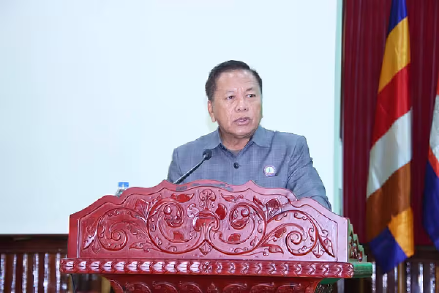 ឯកឧត្តម អ៊ុំ សុខ អញ្ជើញបើកវគ្គបណ្តុះបណ្តាលស្តីពីការងាររដ្ឋបាល និងការងារបេឡាមរណសង្គ្រោះ ជូន អ.ន.ក.ខេត្តកំពង់ចាម - Image 5