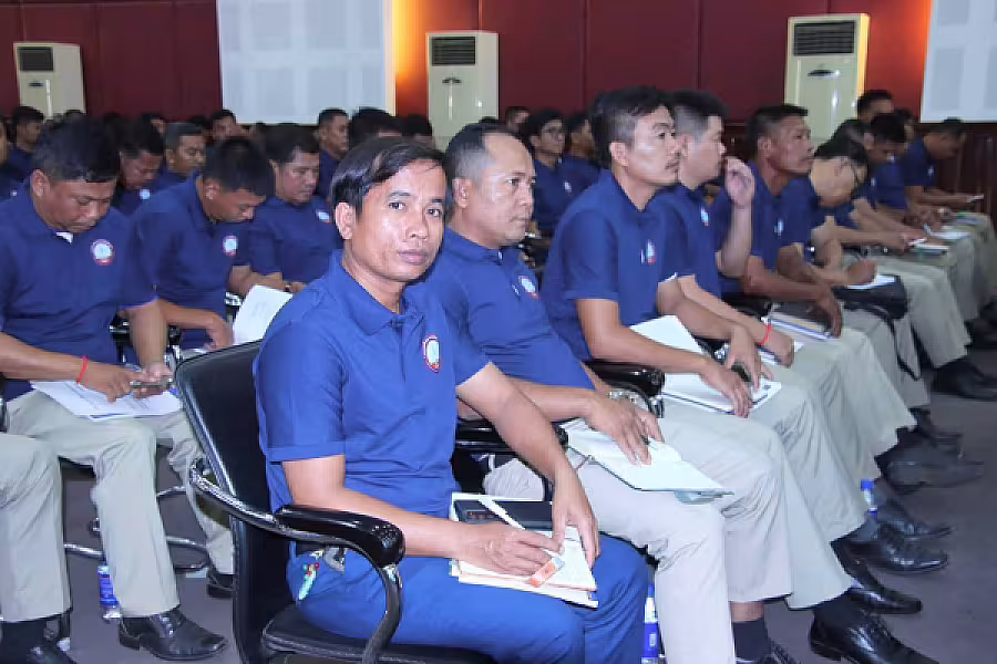 ឯកឧត្តម អ៊ុំ សុខ អញ្ជើញបើកវគ្គបណ្តុះបណ្តាលស្តីពីការងាររដ្ឋបាល និងការងារបេឡាមរណសង្គ្រោះ ជូន អ.ន.ក.ខេត្តកំពង់ចាម - Image 13