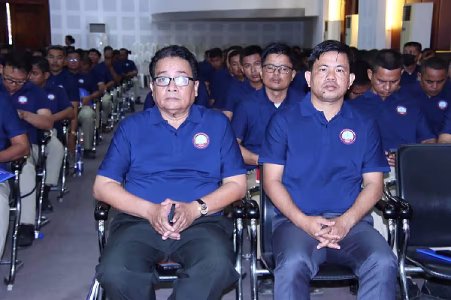 ឯកឧត្តម អ៊ុំ សុខ អញ្ជើញបើកវគ្គបណ្តុះបណ្តាលស្តីពីការងាររដ្ឋបាល និងការងារបេឡាមរណសង្គ្រោះ ជូន អ.ន.ក.ខេត្តកំពង់ចាម - Image 14