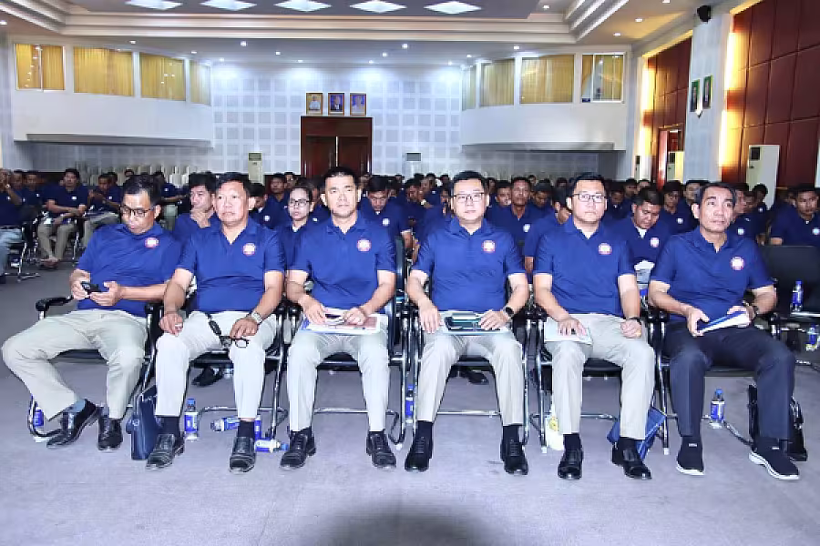 ឯកឧត្តម អ៊ុំ សុខ អញ្ជើញបើកវគ្គបណ្តុះបណ្តាលស្តីពីការងាររដ្ឋបាល និងការងារបេឡាមរណសង្គ្រោះ ជូន អ.ន.ក.ខេត្តកំពង់ចាម - Image 15