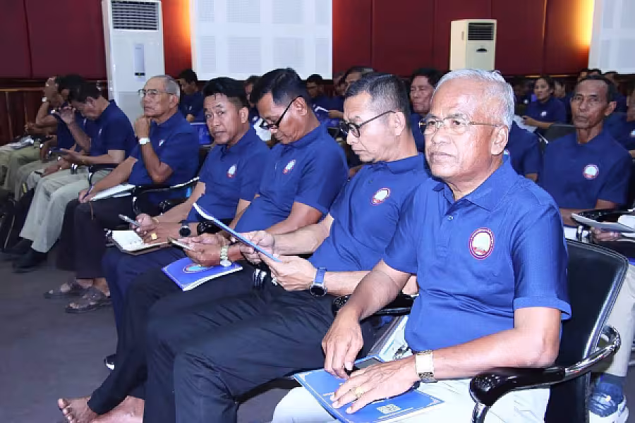 ឯកឧត្តម អ៊ុំ សុខ អញ្ជើញបើកវគ្គបណ្តុះបណ្តាលស្តីពីការងាររដ្ឋបាល និងការងារបេឡាមរណសង្គ្រោះ ជូន អ.ន.ក.ខេត្តកំពង់ចាម - Image 16
