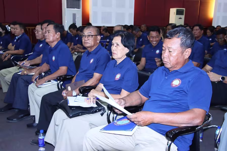 ឯកឧត្តម អ៊ុំ សុខ អញ្ជើញបើកវគ្គបណ្តុះបណ្តាលស្តីពីការងាររដ្ឋបាល និងការងារបេឡាមរណសង្គ្រោះ ជូន អ.ន.ក.ខេត្តកំពង់ចាម - Image 18