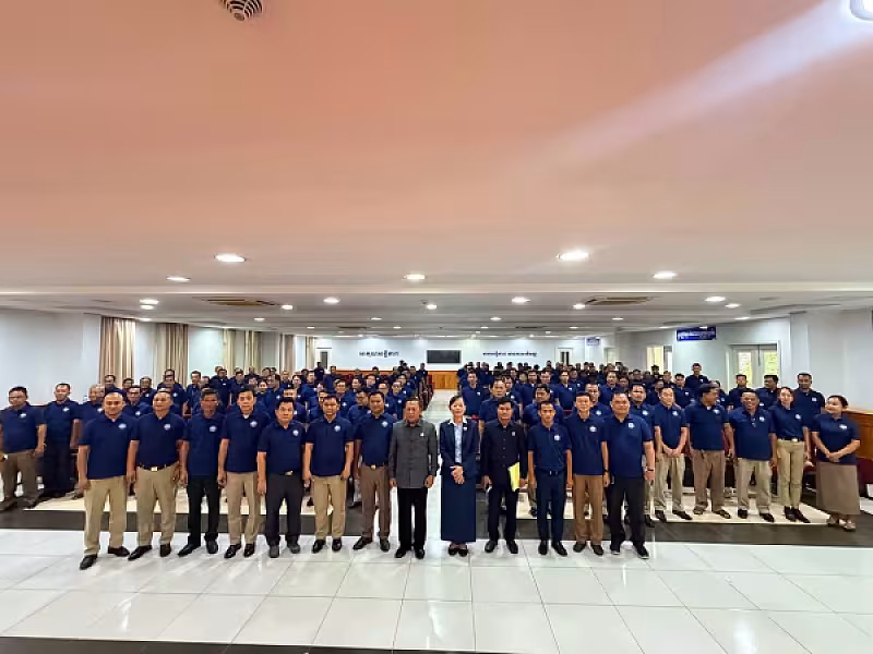 ឯកឧត្តម អ៊ុំ សុខ អញ្ជើញបើកវគ្គបណ្តុះបណ្តាលស្តីពីការងាររដ្ឋបាល និងការងារបេឡាមរណសង្គ្រោះ ជូន អ.ន.ក. ខេត្តត្បូងឃ្មុំ - Image 8