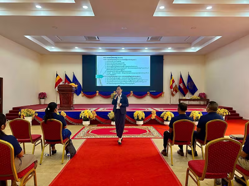 ឯកឧត្តម អ៊ុំ សុខ អញ្ជើញបើកវគ្គបណ្តុះបណ្តាលស្តីពីការងាររដ្ឋបាល និងការងារបេឡាមរណសង្គ្រោះ អ.ន.ក.ខេត្តមណ្ឌលគិរី - Image 11