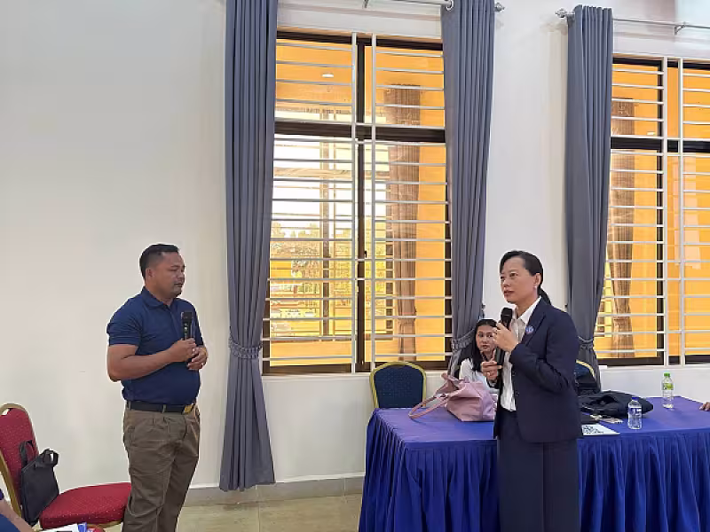 ឯកឧត្តម អ៊ុំ សុខ អញ្ជើញបើកវគ្គបណ្តុះបណ្តាលស្តីពីការងាររដ្ឋបាល និងការងារបេឡាមរណសង្គ្រោះ អ.ន.ក.ខេត្តមណ្ឌលគិរី - Image 13