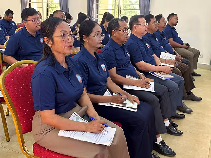ឯកឧត្តម អ៊ុំ សុខ អញ្ជើញបើកវគ្គបណ្តុះបណ្តាលស្តីពីការងាររដ្ឋបាល និងការងារបេឡាមរណសង្គ្រោះ អ.ន.ក.ខេត្តមណ្ឌលគិរី - Image 16