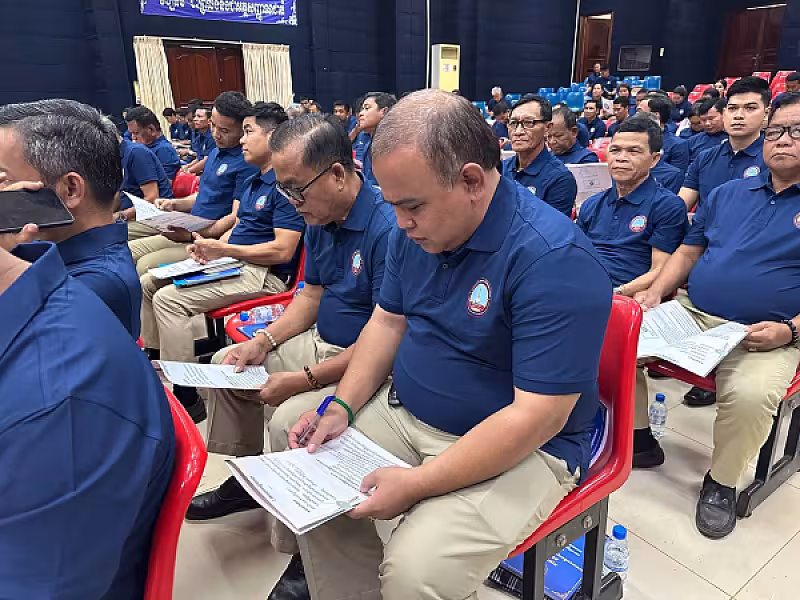 ឯកឧត្តម អ៊ុំ សុខ អញ្ជើញបើកវគ្គបណ្តុះបណ្តាលស្តីពីការងាររដ្ឋបាល និងការងារបេឡាមរណសង្គ្រោះ អ.ន.ក.ខេត្តរតនគិរី - Image 19