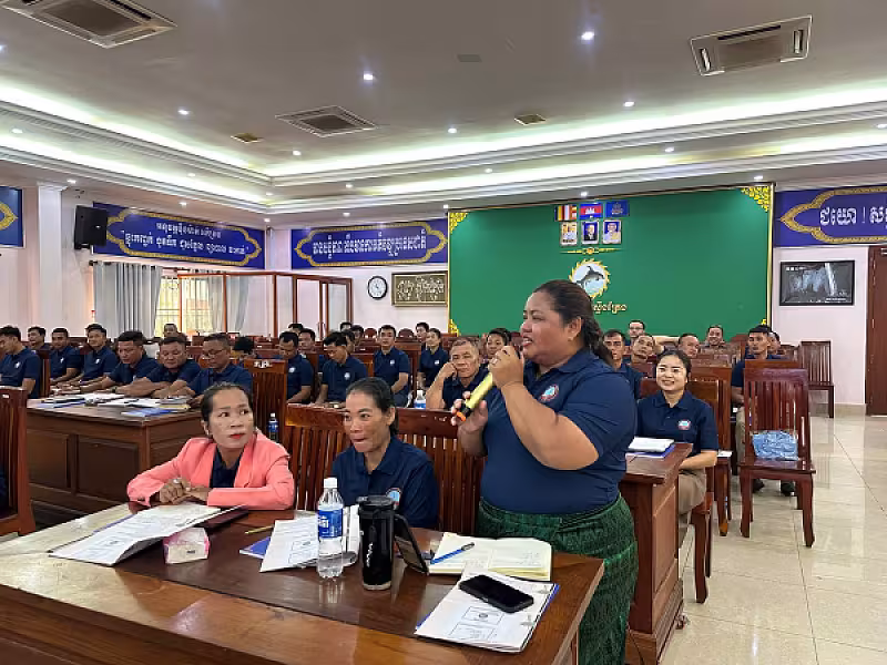 ឯកឧត្តម អ៊ុំ សុខ អញ្ជើញបើកវគ្គបណ្តុះបណ្តាលស្តីពីការងាររដ្ឋបាល និងការងារបេឡាមរណសង្គ្រោះ  ជូន អ.ន.ក.ខេត្តស្ទឹងត្រែង - Image 16