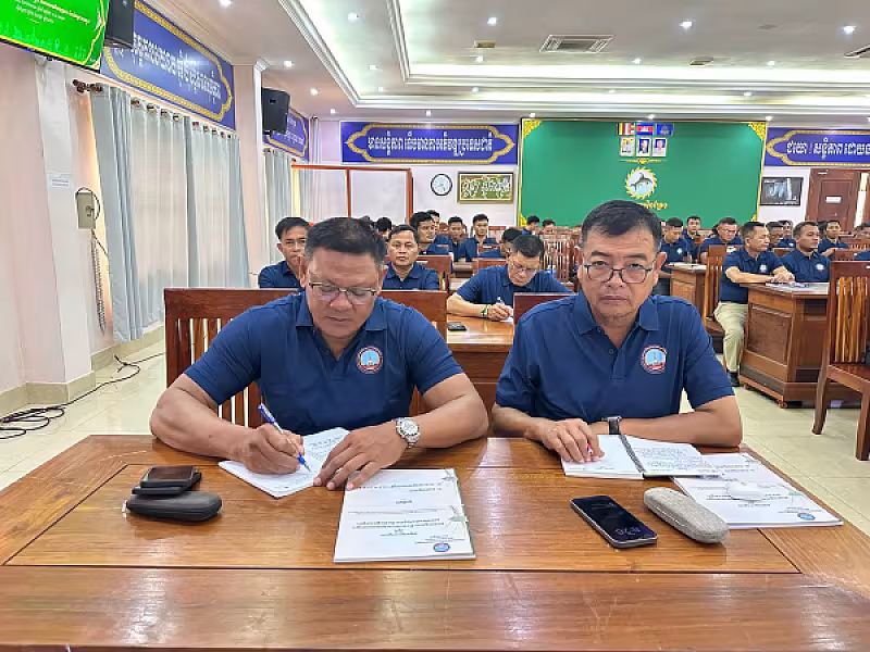 ឯកឧត្តម អ៊ុំ សុខ អញ្ជើញបើកវគ្គបណ្តុះបណ្តាលស្តីពីការងាររដ្ឋបាល និងការងារបេឡាមរណសង្គ្រោះ  ជូន អ.ន.ក.ខេត្តស្ទឹងត្រែង - Image 19