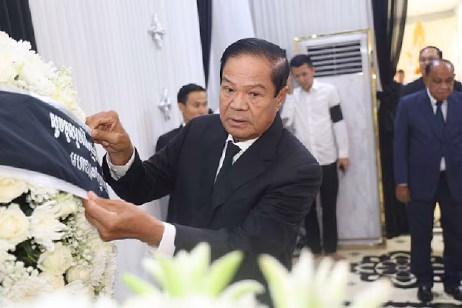 ឯកឧត្តម គន់ គីម អញ្ជើញដឹកនាំគណៈប្រតិភូ អ.ន.ក.គោរពវិញ្ញាណក្ខន្ធសព ម្តាយបង្កើតរបស់ ឯកឧត្តម នៃ គន្ធ  - Image 6