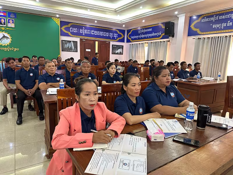ឯកឧត្តម អ៊ុំ សុខ អញ្ជើញបើកវគ្គបណ្តុះបណ្តាលស្តីពីការងាររដ្ឋបាល និងការងារបេឡាមរណសង្គ្រោះ  ជូន អ.ន.ក.ខេត្តស្ទឹងត្រែង - Image 25