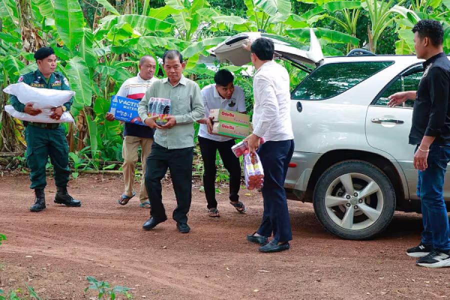 អ.ន.ក.ស្រុកគិរីរង់ ចុះពិនិត្យផ្ទះចំនួន ៣ខ្នង ដែលបានសាងសង់រួចរាល់ - Image 3