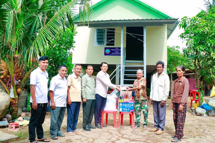 អ.ន.ក.ស្រុកគិរីរង់ ចុះពិនិត្យផ្ទះចំនួន ៣ខ្នង ដែលបានសាងសង់រួចរាល់ - Image 10