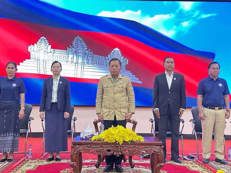 ឯកឧត្តម អ៊ុំ សុខ អញ្ជើញបើកវគ្គបណ្តុះបណ្តាលស្តីពីការងាររដ្ឋបាល និងការងារបេឡាមរណសង្គ្រោះ អ.ន.ក.ខេត្តស្វាយរៀង។ - Image 6
