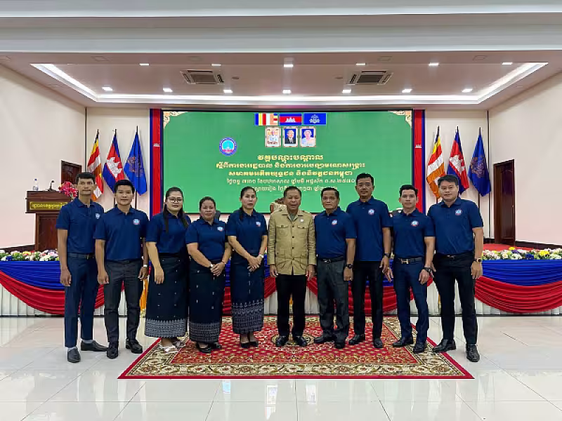 ឯកឧត្តម អ៊ុំ សុខ អញ្ជើញបើកវគ្គបណ្តុះបណ្តាលស្តីពីការងាររដ្ឋបាល និងការងារបេឡាមរណសង្គ្រោះ អ.ន.ក.ខេត្តស្វាយរៀង។ - Image 9