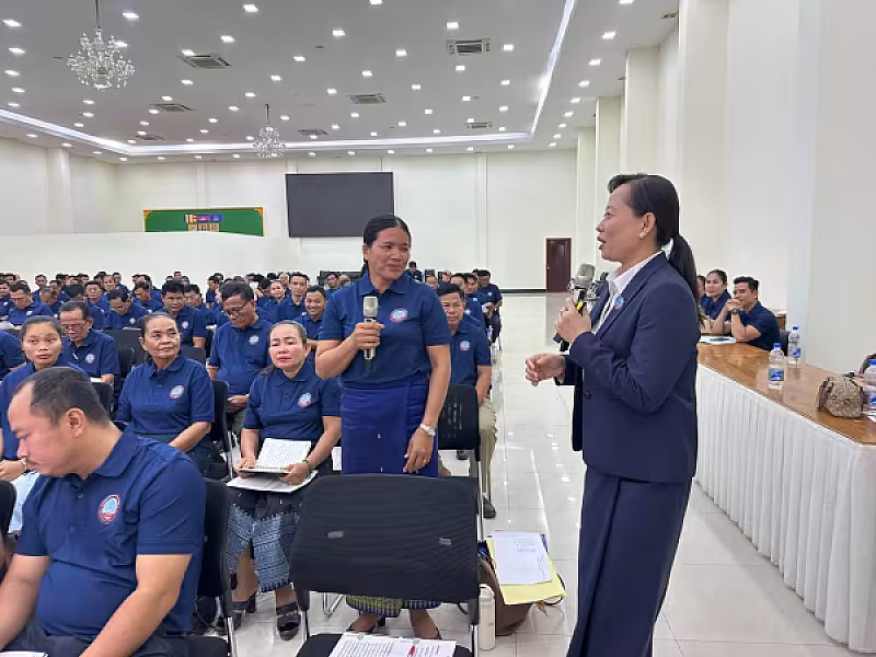 ឯកឧត្តម អ៊ុំ សុខ អញ្ជើញបើកវគ្គបណ្តុះបណ្តាលស្តីពីការងាររដ្ឋបាល និងការងារបេឡាមរណសង្គ្រោះ អ.ន.ក.ខេត្តស្វាយរៀង។ - Image 17