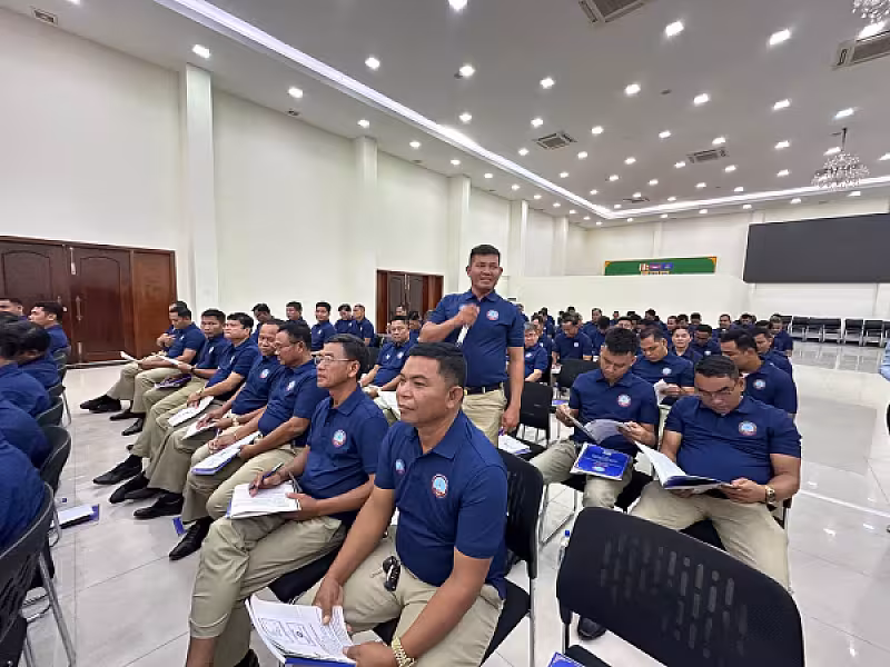 ឯកឧត្តម អ៊ុំ សុខ អញ្ជើញបើកវគ្គបណ្តុះបណ្តាលស្តីពីការងាររដ្ឋបាល និងការងារបេឡាមរណសង្គ្រោះ អ.ន.ក.ខេត្តស្វាយរៀង។ - Image 22