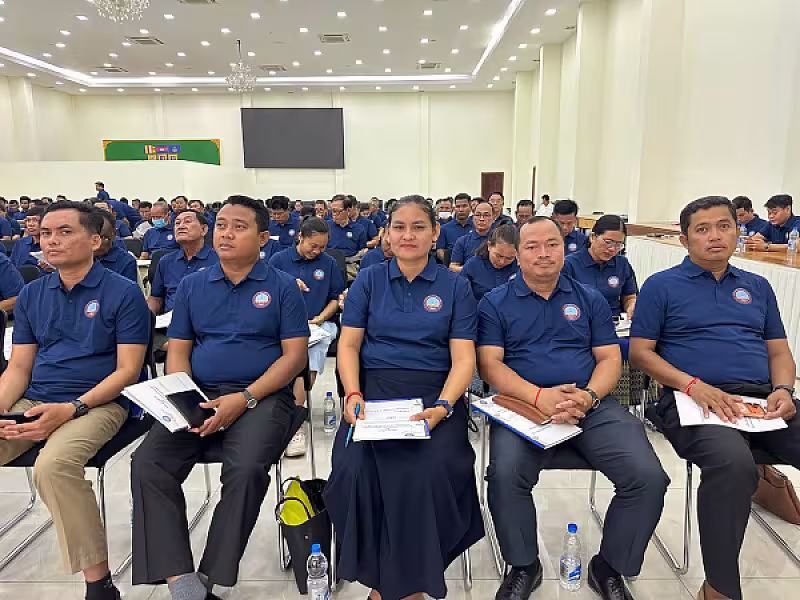 ឯកឧត្តម អ៊ុំ សុខ អញ្ជើញបើកវគ្គបណ្តុះបណ្តាលស្តីពីការងាររដ្ឋបាល និងការងារបេឡាមរណសង្គ្រោះ អ.ន.ក.ខេត្តស្វាយរៀង។ - Image 25