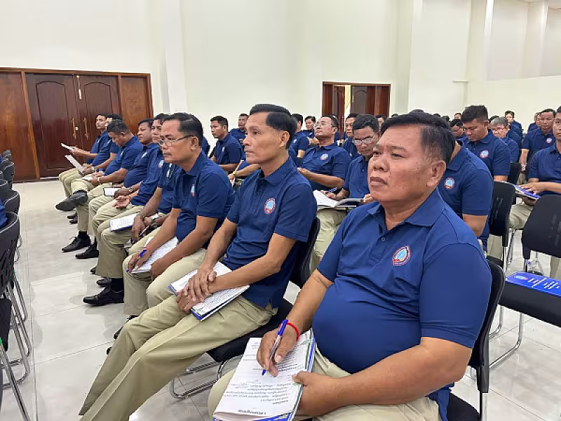 ឯកឧត្តម អ៊ុំ សុខ អញ្ជើញបើកវគ្គបណ្តុះបណ្តាលស្តីពីការងាររដ្ឋបាល និងការងារបេឡាមរណសង្គ្រោះ អ.ន.ក.ខេត្តស្វាយរៀង។ - Image 31
