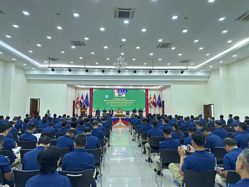 ឯកឧត្តម អ៊ុំ សុខ អញ្ជើញបើកវគ្គបណ្តុះបណ្តាលស្តីពីការងាររដ្ឋបាល និងការងារបេឡាមរណសង្គ្រោះ អ.ន.ក.ខេត្តស្វាយរៀង។ - Image 40
