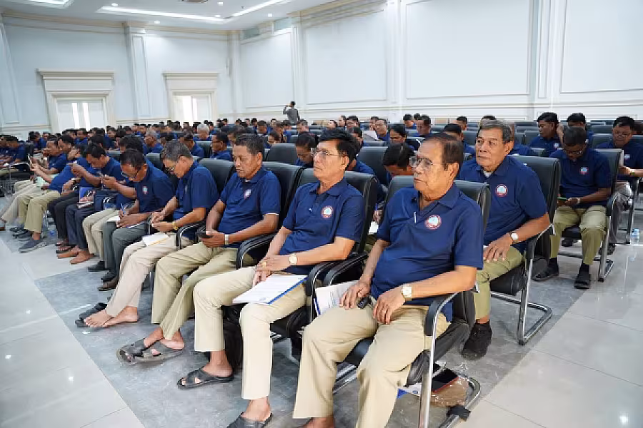 ឯកឧត្តម អ៊ុំ សុខ អញ្ជើញបើកវគ្គបណ្តុះបណ្តាលស្តីពីការងាររដ្ឋបាល និងការងារបេឡាមរណសង្គ្រោះ ជូន អ.ន.ក.ខេត្តព្រៃវែង - Image 5