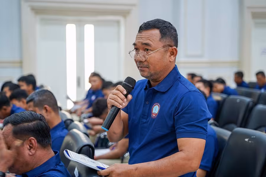 ឯកឧត្តម អ៊ុំ សុខ អញ្ជើញបើកវគ្គបណ្តុះបណ្តាលស្តីពីការងាររដ្ឋបាល និងការងារបេឡាមរណសង្គ្រោះ ជូន អ.ន.ក.ខេត្តព្រៃវែង - Image 16