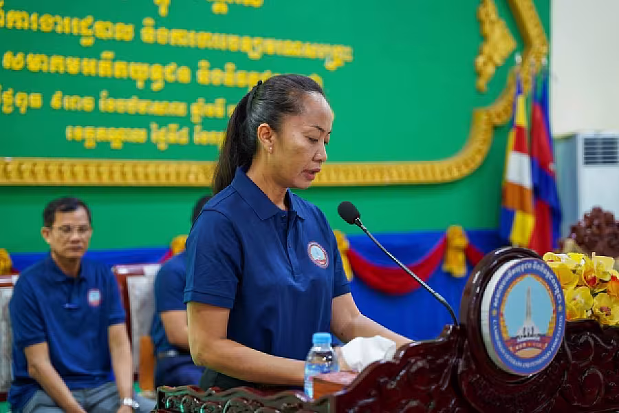 ឯកឧត្តម អ៊ុំ សុខ អញ្ជើញបើកវគ្គបណ្តុះ បណ្តាលស្តីពីការងាររដ្ឋបាល និងការងារបេឡាមរណសង្គ្រោះ ជូន អ.ន.ក.ខេត្តកណ្តាល - Image 5