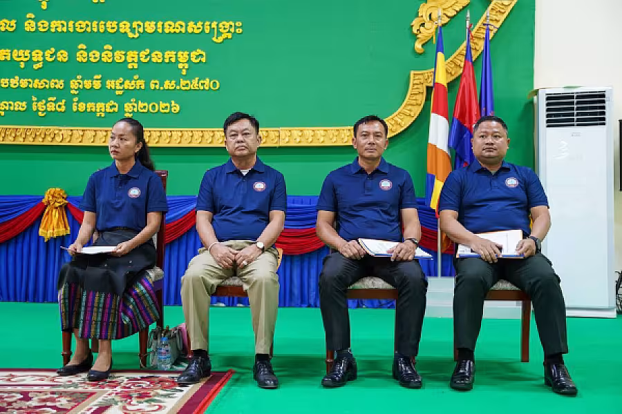 ឯកឧត្តម អ៊ុំ សុខ អញ្ជើញបើកវគ្គបណ្តុះ បណ្តាលស្តីពីការងាររដ្ឋបាល និងការងារបេឡាមរណសង្គ្រោះ ជូន អ.ន.ក.ខេត្តកណ្តាល - Image 7